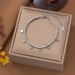 Fashionable And Simple Square Diamond Studded Smooth Octagonal Star Pendant Chain Accessory Stainless Steel Necklace_ipsvogv.com