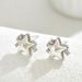 Subtle, fresh, sweet forest college style personality, inlaid with zircon acrylic stars, designed and earrings_ipsvogv.com