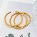Women's Bracelets Stainless Steel High End Light Luxury Gold Bracelet Bamboo Round Bead Open Bracelet Gold Bangles_ipsvogv.com