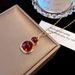 2025 New High-end Niche Necklace With Exquisite Luxurious Temperament, Fashionable And Simple Gourd Women's Instagram_ipsvogv.com