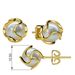 Brass Real Gold Electroplating Hot Sales Pearl Flower Light Luxury High End Luxury Ladies Earrings_ipsvogv.com