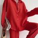Temperament Lapel Long-sleeved Shirt Lace-up Pants Fashion Casual Suit_ipsvogv.com