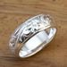 Cao Shi Classic Ring Unisex Style Floral Rings, Simple And Versatile Daily Rings_ipsvogv.com