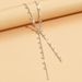 New Accessories Personality Long Tassel Necklace Sexy Irregular Full Diamond Choker For Women_ipsvogv.com