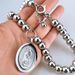 Heavy Woman's Man's Stainless Steel Virgin Mary Pendant Beading Chain Necklace_ipsvogv.com