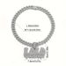 Hot Selling New Fashion Water Drop LOLO Letter Full Diamond Necklace Unisex Versatile Hip Hop Cuban Chain_ipsvogv.com