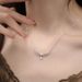 New Wing Water Drop Lace Pendant Necklace Women Clavicle Choker Cross Chain Jewelry Valentine's Day Gift For Girlfriend_ipsvogv.com