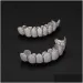 Grillz Dental Grills Mouth Exclusive Customization Moissanite Teeth Iced Out Hop Sier Decorative Braces Real Dia Bg_ipsvogv.com
