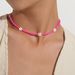 Rice Bead Flower Necklace Women, Fashionable And Popular Temperament Adjustable Necklace_ipsvogv.com