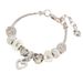 Pan's Crystal With Hollow Heart And Diamond Inlay DIY Handmade Large Hole Bead Detachable Bracelet_ipsvogv.com