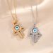 Devil's Eye Necklace With Zirconium Pendant, High-end Titanium Steel Chain, Eye Accessories That Do Not Fade_ipsvogv.com