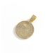 hop New Round Shield K Full Diamond Alloy Pendant Fashion Hip Hop Cuban Chain Men's Necklace_ipsvogv.com