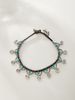Bohemian Style Vacation Turquoise Wax Rope Beach Anklet Handmade Woven Beaded Copper Bead Women's Foot Jewelry_ipsvogv.com