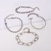 Exaggerated Alloy Chain Hip-Hop Ins Niche Bracelet For Women Fashion Simple Set Bangle_ipsvogv.com