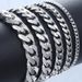 Titanium Non-Fading Cuban Men's Trendy Hip-Hop Women's Jewelry Stainless Steel Bracelet_ipsvogv.com