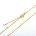 Jewelry S925 sterling silver necklace real gold plated with chain clavicle chain length adjustable pendant accessories_ipsvogv.com