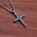 Men Jewelry Neck Chain Cross Couple Pendant Gothic Style Man Necklace Trend Chains Punk Choker Accessories_ipsvogv.com