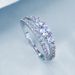 Xiancan Jewelry New S Silver Lace Skirt Ring For Women, Fresh Ins Style Fashion Design_ipsvogv.com
