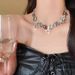 Star Heavy Industries Exaggerated Necklace, Sweet And Cool Girl, Y2K Punk, Unique Design, Choker Collar Chain_ipsvogv.com