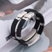 Accessories Silicone Stainless DIY Laser Engraving Hip Hop Titanium Steel Men's Bracelet_ipsvogv.com