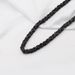Hip Hop Cuban Chain Byzantine Square Buckle Back Chain Trendy Men's Imperial Chain Titanium Steel Necklace_ipsvogv.com