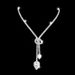 Cross Border Jewelry Wholesale Europe And America Wedding Dinner Accessories Personalized Rhinestone Necklace Earrings Set Bridal Necklace_ipsvogv.com