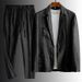 Men's Clothing 2026 New Simple Casual Linen Suit For Men Spring And Summer Thin Style Youth Korean Style Fashion Summer Loose Handsome Two-Piece Suit_ipsvogv.com
