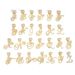 New Alloy Trendy 26 English Letter Diamond Heart Pendant Personalized Cuban Chain Street Hip Hop Necklace Accessories_ipsvogv.com