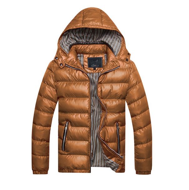 Men's autumn and winter cotton-padded jacket men stand collar men slim warm men cotton-padded jacket jacket_ipsvogv.com
