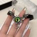 Unisex Dark Style Pattern Devil Eye Choker Necklace Female Niche Sweet Cool Neck Accessories Clavicle Chain Necklace Jewelry_ipsvogv.com