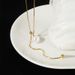 Fashion Pearl Women Necklace Light Niche All-match Round Gold-plated INS Style Long Snake Bone Chain_ipsvogv.com