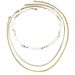 2024 style new three piece set for female niche, inlaid with pearl and heart design, long collarbone chain necklace_ipsvogv.com