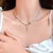 French Bowknot Ribbon Necklace For Women, Niche Design, Ballet Style Clavicle Chain, Light Luxury, High-end Sweet_ipsvogv.com