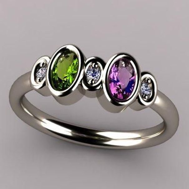 Cao Shi Fast Shake Live Broadcast New Color Ring Korean Fashion Colorful Zircon Plating Ring Handwear_ipsvogv.com