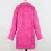 Women's Clothing F0281 fashion plush suit collar jacket women's long fur jacket tops for women_ipsvogv.com