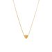 Minimalist Love Pendant Necklace - Gold Plated Stainless Steel Clavicle Chain For Women_ipsvogv.com