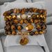 Popular Bohemian Stacking Style Bracelet Natural Gemstone And Crystal Bud Imperial Pine Set Women's Bracelet_ipsvogv.com