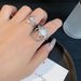 A Niche Irregular Design With An Open Mouth For Women, Featuring Cool Aloof Style. The Index Finger Ring Exudes A Sense_ipsvogv.com