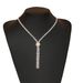The New Pearl Long Tassel Rhinestone Necklace Pendant For European And American Fashion Brides Is Light And Luxurious_ipsvogv.com