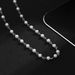 Pearl Necklace Men's Hip-hop Niche Personality Splicing Neutral Collarbone Chain Trendy Design Accessory_ipsvogv.com