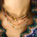 Colored Beaded Necklace Female Retro Niche Autumn And Winter Dopamine Colored Natural Stone Clavicle Chain Necklace_ipsvogv.com