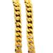 Gold Plated 8MM Flat Side Jewelry Necklace_ipsvogv.com