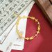 New Ancient Fasha Gold China-Chic Light Luxury Diamond Set Flower Bracelet Female Minority Design Lasting First Jewelry_ipsvogv.com
