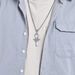 Hip hop Eye of Horus Ankh Cross Necklace All match Niche Personality Sweater Chain Clothing Model Accessories_ipsvogv.com