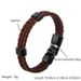 Neutral men's with black alloy accessories, leather bracelet, national flag series bracelet_ipsvogv.com