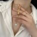 necklace light luxury niche 2022 new female ring interlocking titanium steel temperament clavicle chain accessories_ipsvogv.com