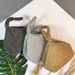 Retro Full Diamond Landmine Bag Triangular Circular Hand-held Dinner Bag Women's Portable Soft Bag Sparkling Diamond Dumpling Handbag_ipsvogv.com