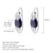 Fashion Natural Stone Earrings Earrings Simple Personality S925 Silver Earrings Colored Gemstone Topaz Earrings_ipsvogv.com