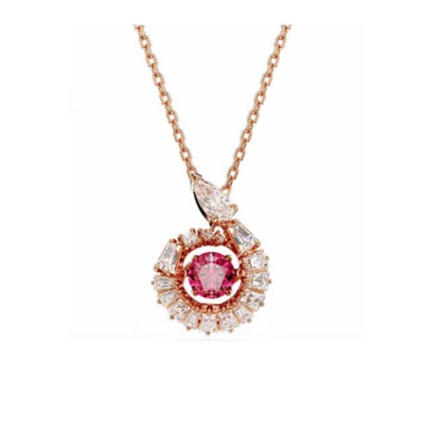 Fashion Rotating Snake Shape Diamond Necklace Snake Year Zodiac Style Smart Style Beating Heart Necklace_ipsvogv.com