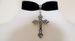 Velvet Ribbon Faith Blessing Lucky Peace Cross Necklace Jewelry_ipsvogv.com